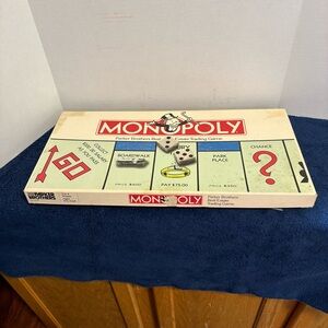 Vtg 80’s Monopoly 1985 COMPLETE Classic Board Game Parker Brothers EXTRA PIECES